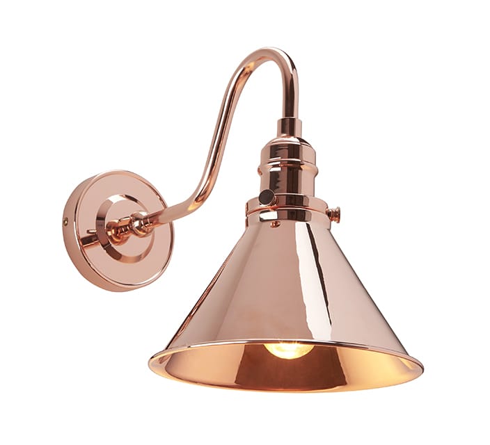 ELSTEAD – Provence 1lt Wall Light Polished Copper