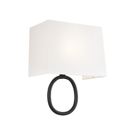 ELSTEAD INDO1 1lt Wall Light  Aged Iron